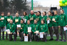 Награждение девичьей команды «Неман» (Гродно) 1999-2001 года рождения